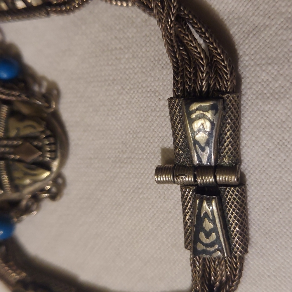 20th Century Eastern European Marked 800 with Lapis Lazuli stones - Picture 4 of 6